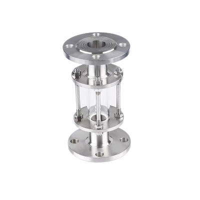 WZ aço inoxidável 304 316 vidro de visão de tubulação ligado por flange para sistemas de pressão