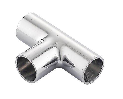 Acessórios de ligação de tubos de aço inoxidável 304 316L de prata para tubos industriais de solda
