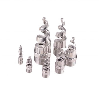 1/4"-2" aço inoxidável 316SS Full Cone espiral bocal para aplicações de fundição de precisão