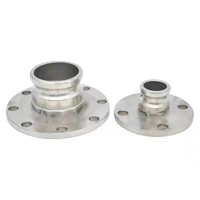 Suporte personalizado ODM SS316 DN50 Camlock acoplamento com PN16 flange igual e design