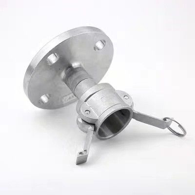 Suporte personalizado ODM SS316 DN50 Camlock acoplamento com PN16 flange igual e design