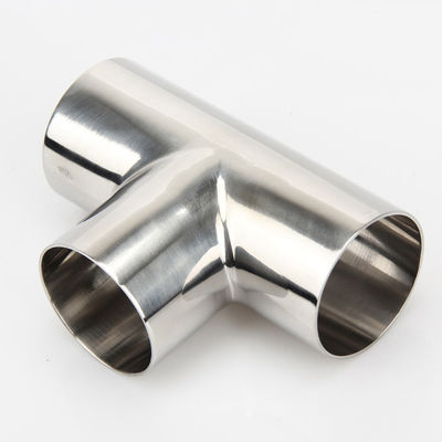 Aço inoxidável 304/316L Poluição de superfícies sanitárias Soldadura igual Tee para indústria da cerveja