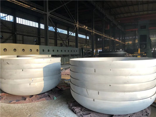 Cabeça torisférica de aço carbono forjada com estampagem a frio para aplicações industriais