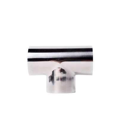 Aço inoxidável 304/316L Poluição de superfícies sanitárias Soldadura igual Tee para indústria da cerveja