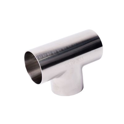 Aço inoxidável 304/316L Poluição de superfícies sanitárias Soldadura igual Tee para indústria da cerveja
