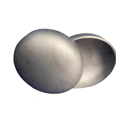 Plata ASTM 12 polegadas de óleo sem costura Cap final de titânio Air Valve Cap Final de tanque cabeça de prato