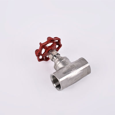 Controle de NPT de aço inoxidável DN15-80 Prata Tipo B Actuador de fundição manual Globo/válvula de parada