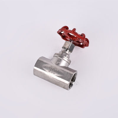 Controle de NPT de aço inoxidável DN15-80 Prata Tipo B Actuador de fundição manual Globo/válvula de parada