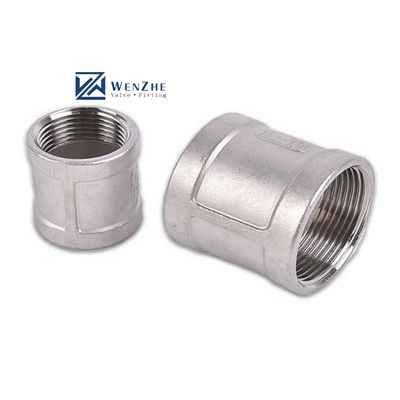 Aço inoxidável 304 316 acoplamento de rosca feminino com banda de tomada SS304 201 316 NPT BSPT BSPP