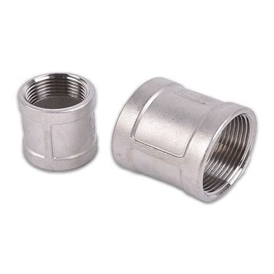 Aço inoxidável 304 316 acoplamento de rosca feminino com banda de tomada SS304 201 316 NPT BSPT BSPP