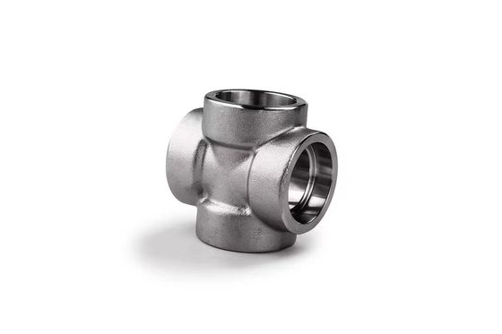 Forjado 304 aço inoxidável 4 Way Cross Pipe Fitting Connector WZ 3/8" BSP Female Thread