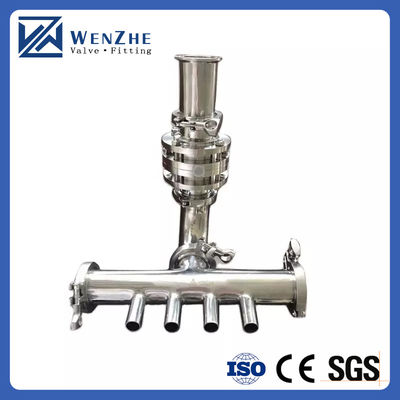 1.5 polegadas Tri-Clamp Filter SS304 Acessórios sanitários com Equal Inline Straight Strainer