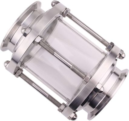 Vidro de visão de tipo tri-clampada de 3 polegadas personalizável para monitoramento de fluxo em sistemas sanitários