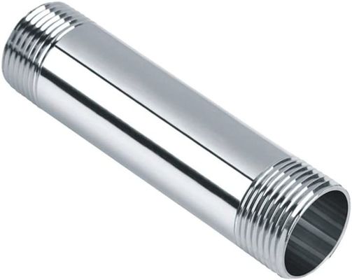 1' NPT x 1/2' NPT Tubos de aço inoxidável com rosca de 8' Tubos fundidos de mamilo