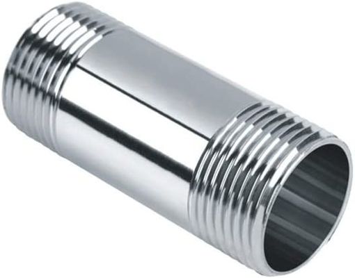 1' NPT x 1/2' NPT Tubos de aço inoxidável com rosca de 8' Tubos fundidos de mamilo