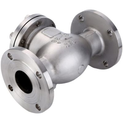 Conexão de extremidades de flange H44W-16P válvulas de retenção de balanço de aço inoxidável 304 para industrial