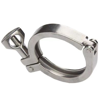 WZ sanitário tri-braço de aço inoxidável 304 316 fundição ferro-braço flange tubo de pinça dupla 1/8 "-4