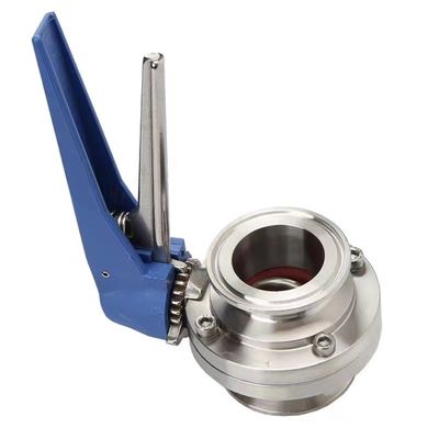 Necessidades personalizadas ODM aço inoxidável 304 31Tri Clamp Clover DIN 3A SMS Butterfly Valves