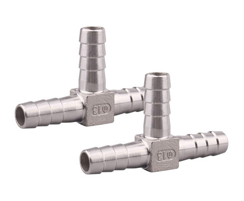 Tubos de aço inoxidável feminina Barb 3 Way Tee Forma de T Barbed 1/2 polegada Union Home Brew Fitting
