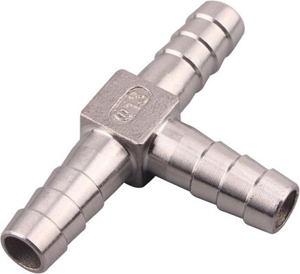Tubos de aço inoxidável feminina Barb 3 Way Tee Forma de T Barbed 1/2 polegada Union Home Brew Fitting