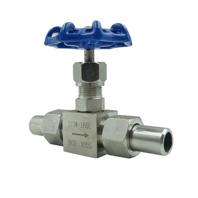 304 316L Válvula de agulha de esferas ligadas feminino para alta pressão sanitária