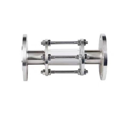 WZ aço inoxidável 304 316 vidro de visão de tubulação ligado por flange para sistemas de pressão