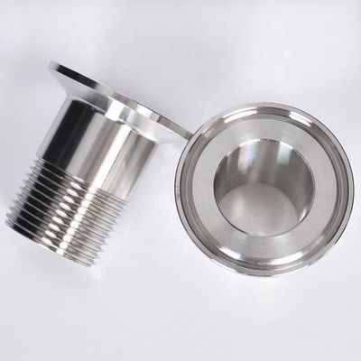ODM suportado Tri Clamp Npt Bsp Tubos de acoplagem masculino Adaptador/acoplamento de fio em SS304