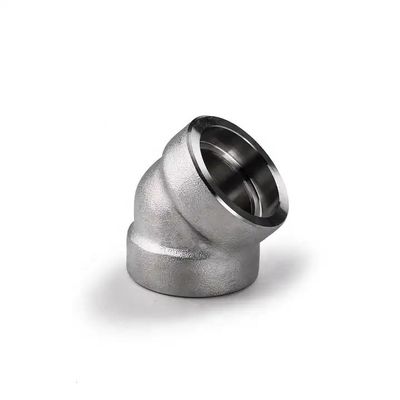 Aço inoxidável 304 316 316L 45 graus Socket Soldado Cotovelo 3000 6000 9000