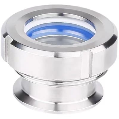 WZ sanitário SS304 316 ligação de solda vidro de visão redonda com flange de aço inoxidável