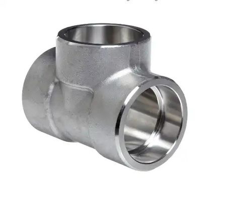 1 &quot; DN25 aço inoxidável forjado encaixe de soldadura Tee SW tubulação 304 316 316L