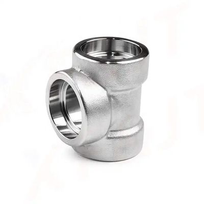 1 &quot; DN25 aço inoxidável forjado encaixe de soldadura Tee SW tubulação 304 316 316L