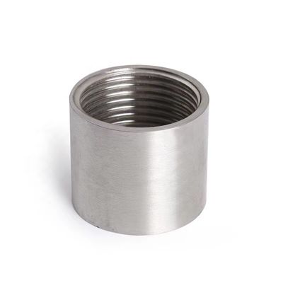 Tubo de acoplamento de mamilo de aço inoxidável feminino com rosca para RTS 1/4''-4.0