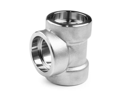 1 &quot; DN25 aço inoxidável forjado encaixe de soldadura Tee SW tubulação 304 316 316L
