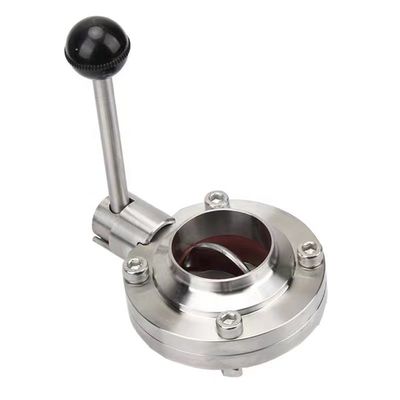304 316 válvula de borboleta de aço inoxidável com tecnologia e design de fundição de prata