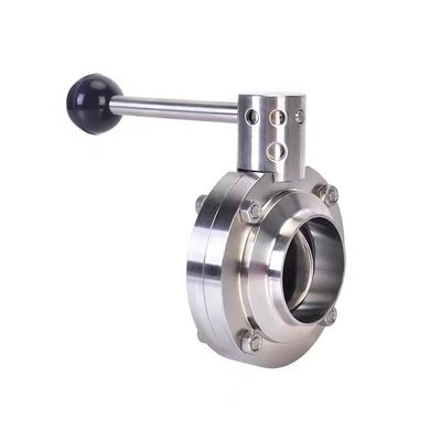 304 316 válvula de borboleta de aço inoxidável com tecnologia e design de fundição de prata
