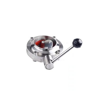 304 316 válvula de borboleta de aço inoxidável com tecnologia e design de fundição de prata