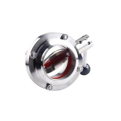 304 316 válvula de borboleta de aço inoxidável com tecnologia e design de fundição de prata
