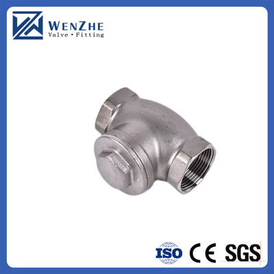 Fios femininos 1/2 polegada válvula de controlo de balanço WOG 200 PSI aço inoxidável SS304 CF8M NPT
