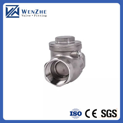 Fios femininos 1/2 polegada válvula de controlo de balanço WOG 200 PSI aço inoxidável SS304 CF8M NPT