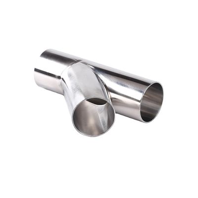 Fusão RTS aço inoxidável 304 316 sanitário lateral tubo de torneira de ajuste 45 graus ramo Y