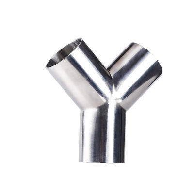 RTS de aço inoxidável sanitário 304 316 tubulação Tri-clamp Soldadura Wyes Tee Y Tipo Tee