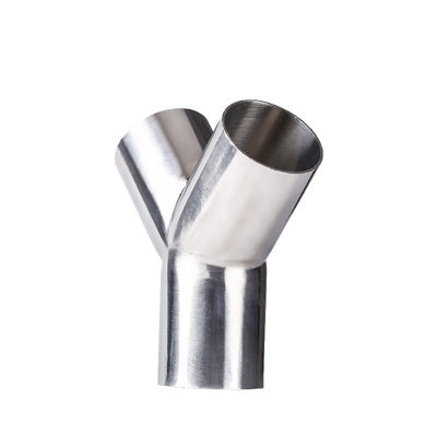RTS de aço inoxidável sanitário 304 316 tubulação Tri-clamp Soldadura Wyes Tee Y Tipo Tee