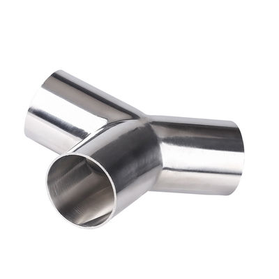 RTS de aço inoxidável sanitário 304 316 tubulação Tri-clamp Soldadura Wyes Tee Y Tipo Tee