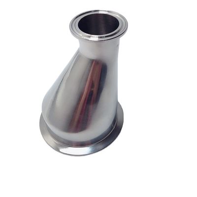 Sanitário 304 316L aço inoxidável Tri Clamp Conexão Redutor excêntrico/ Tubo de leite Tubo de transição 1/2''-120