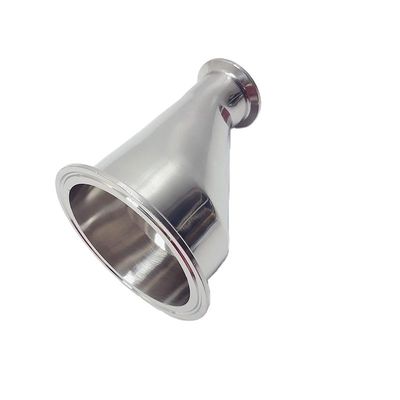 Sanitário 304 316L aço inoxidável Tri Clamp Conexão Redutor excêntrico/ Tubo de leite Tubo de transição 1/2''-120
