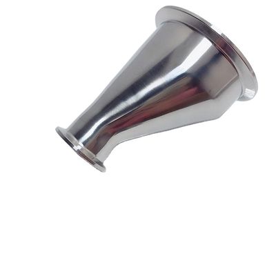 Sanitário 304 316L aço inoxidável Tri Clamp Conexão Redutor excêntrico/ Tubo de leite Tubo de transição 1/2''-120