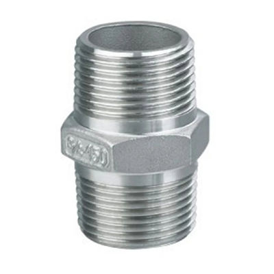 1/4''-4.0' Sanitário de aço inoxidável macho hexadecimal para aplicações de fundição