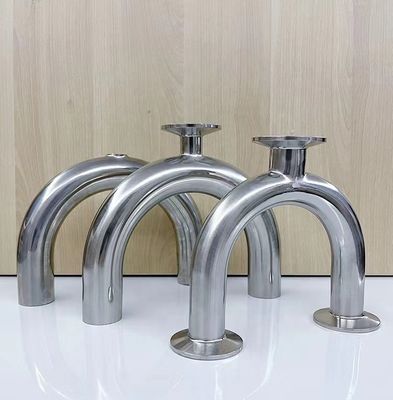 RTS Sanitário 304 316L de aço inoxidável T-Type U para prata de grau higiénico 1/2'-12.0
