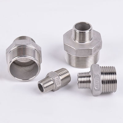 1/4''-4.0' Sanitário de aço inoxidável macho hexadecimal para aplicações de fundição