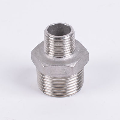 1/4''-4.0' Sanitário de aço inoxidável macho hexadecimal para aplicações de fundição